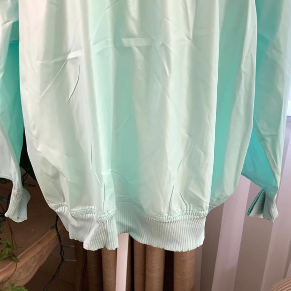 3/$15 Koral Ribbed Windbreaker Pullover in Light Aqua - Picture 4 of 11
